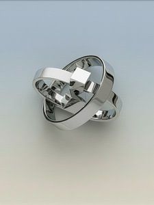 home musea chrome abstract art 5 hemel wolken
