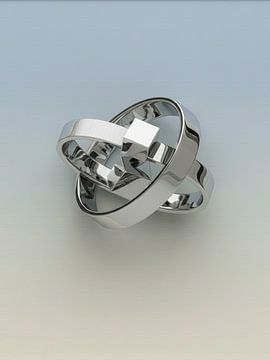 home musea chrome abstract art 5 hemel wolken