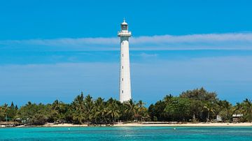 Lighthouse on an island in New Caledonia by Carmen Kuijper