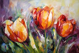 Tulpen abstrakt von Imagine