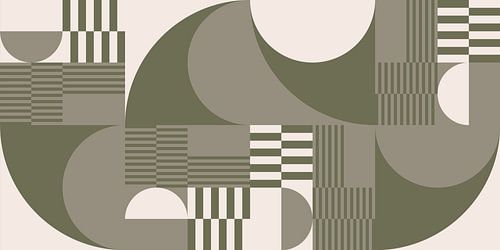 Sereniteit in Beweging: Cirkels en strepen nr. 3