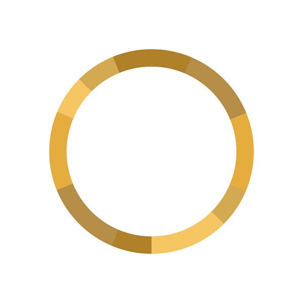 Monochrome Kleurenschema Geel van MDRN HOME