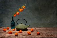 Die orangefarbene