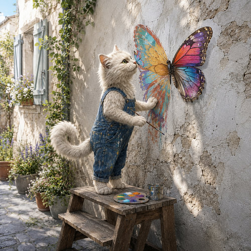 Der gemalte Schmetterling