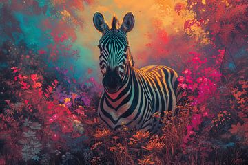 Vibrant Wilderness van Kunst Kriebels