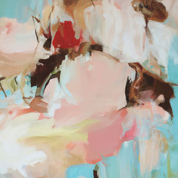 Abstract painting pastel by Studio Allee