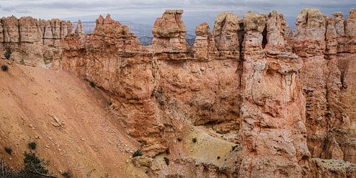 Die hohen Säulen der Häuser im Bryce Canyon National Park