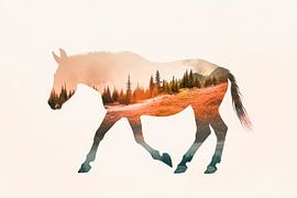 Nature and horse by Poster Art Shop
