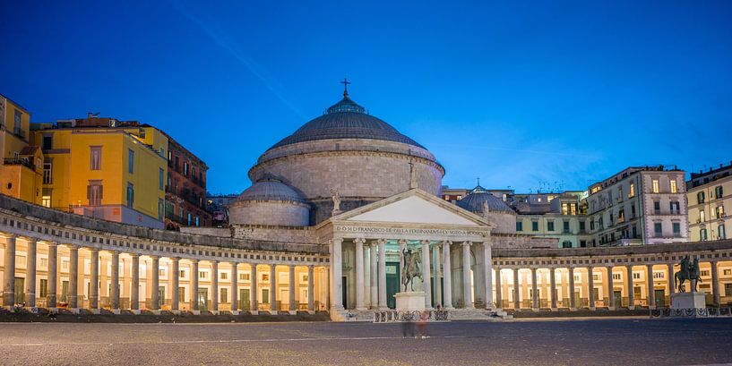 Naples - Basilica San Francesco da Paola by night by t.ART