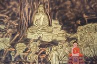 Aanbeden Buddha van Mr Greybeard thumbnail