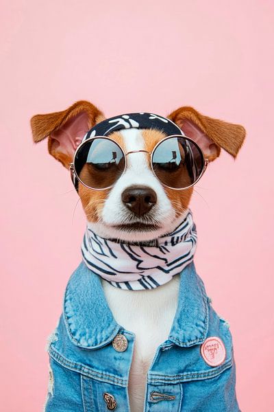 Jack Russell Terrier by Poster Art Shop