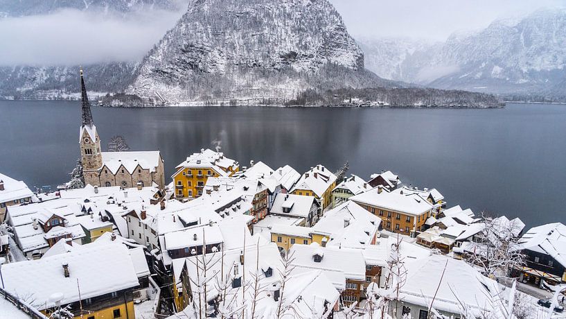 L'hiver à Hallstatt, en Autriche par Jessica Lokker