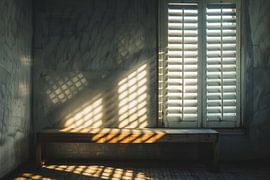 Sonnenschatten - Spiel der Lichtstrahlen von Poster Art Shop