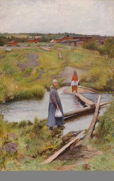 Le raccourci, 1892, Pekka Halonen