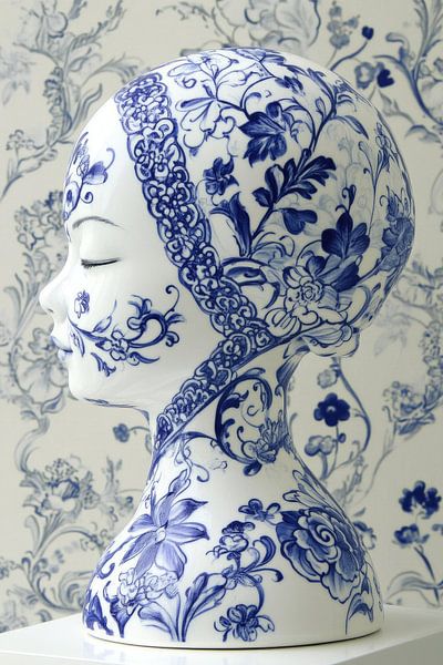 Peau de Delftware par Franka Poulain