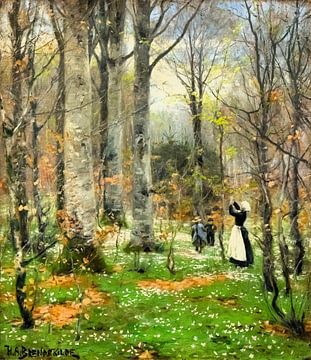 Forårsbøgeskov - Hans Andersen Brendekilde