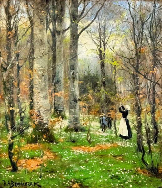 Forårsbøgeskov - Hans Andersen Brendekilde von Accessible Art