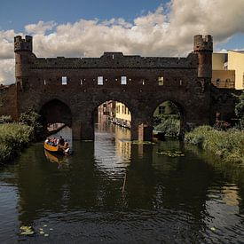 berkelpoort Zutphen (met fluisterboot) van Tim Voortman