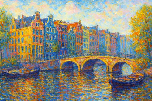 Amsterdam Nederland schilderij