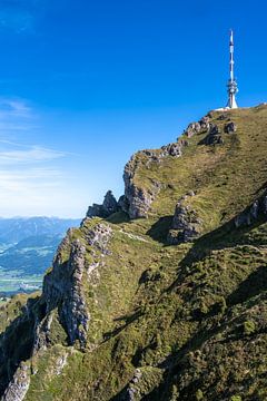 Radiotoren op de Kitzbüheler Horn in de Oostenrijkse Alpen