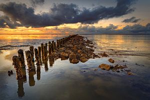 Waddenzee Nederland van Peter Bolman