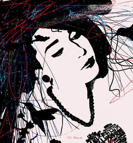 Art Pop China Lady Carmen Sander 