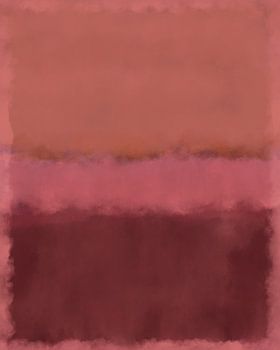 Warm pink and brown. Abstract painting in soft colors.
