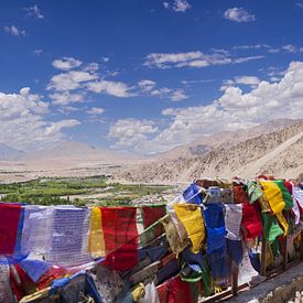 View from Spituk Monastery into the heart of Ladakh by Walter G. Allgöwer