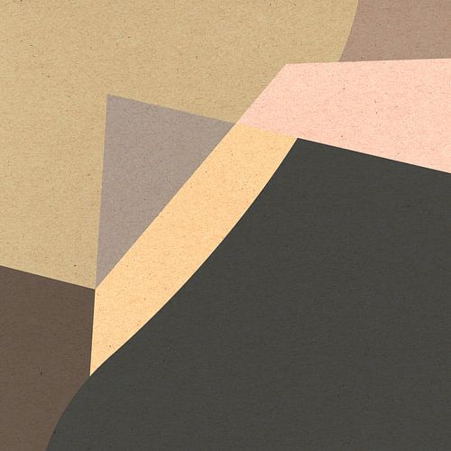 Modern retro. Abstracte en geometrische vormen nr. 5