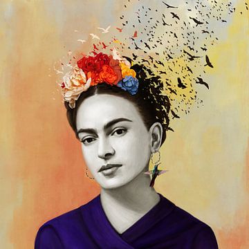 Surrealist Frida by Cats & Dotz