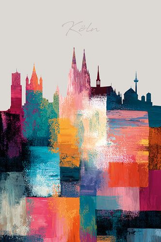 Köln auf einen Blick von Harry Hadders Design