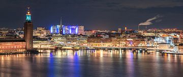 Stockholm by night, Gamla Stockholm by Marc Hollenberg