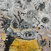 zonnebloemen met een beetje van van Gogh van jolanda verduin