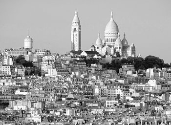 Uitzicht op de Sacre-Coeur, Montmartre