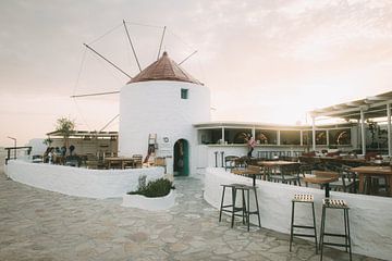Mill with bar | travel photography print | Koufonisia Cyclades Greece by Kimberley Jekel