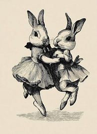 Dancing bunnies by haroulita