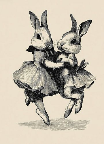 Des lapins qui dansent