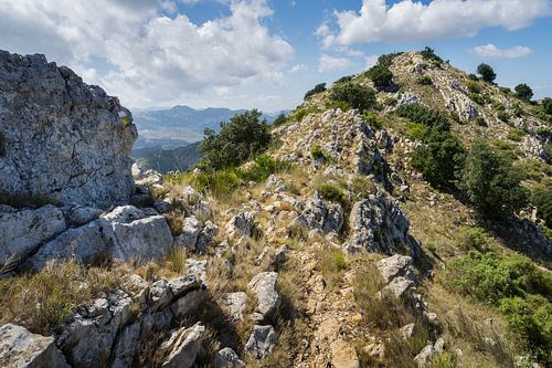 Berglandschap en wolken 2