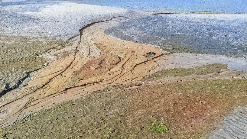Das Wattenmeer bei Schiermonnikoog von R Smallenbroek