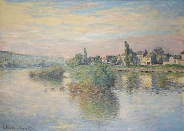 Oevers van de Seine bij Lavacourt, Claude Monet