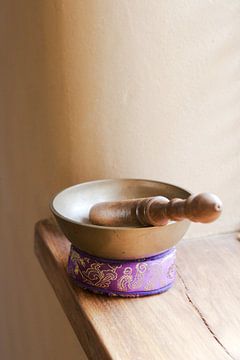 Food for Thought 1 - Singing bowl Thich Nhat Hanh by Tessa Jol Photography