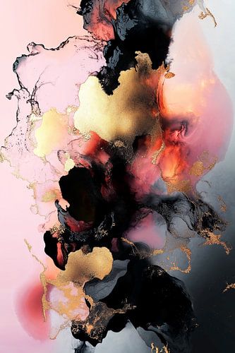 Abstract Alchemy - Obsidian Bloom VII