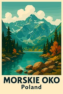 Vintage Travel Morskie Oko
