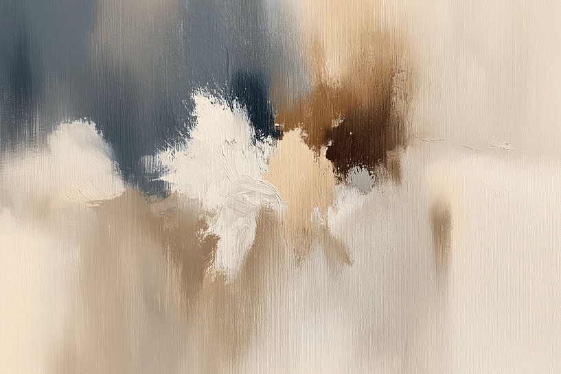 Moderne et abstrait dans le style japonais par Japandi Art Studio