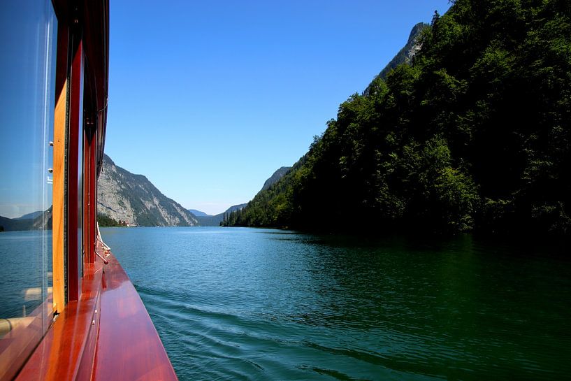 Schönau am Köningssee depuis le bateau par Paul Emons