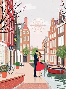 Amsterdam art by haroulita