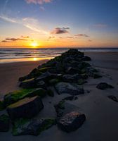 Sonnenuntergang über dem Meer