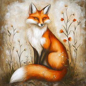 Renard majestueux sur Jutta Maria Pusl