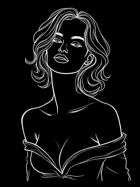 Dessin d'une femme sexy par The Photo Artist