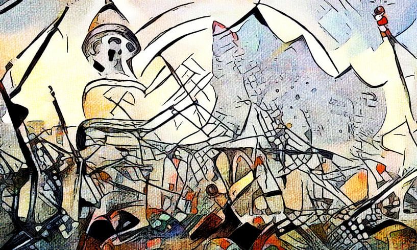 Kandinsky trifft Hamburg #17 von zam art